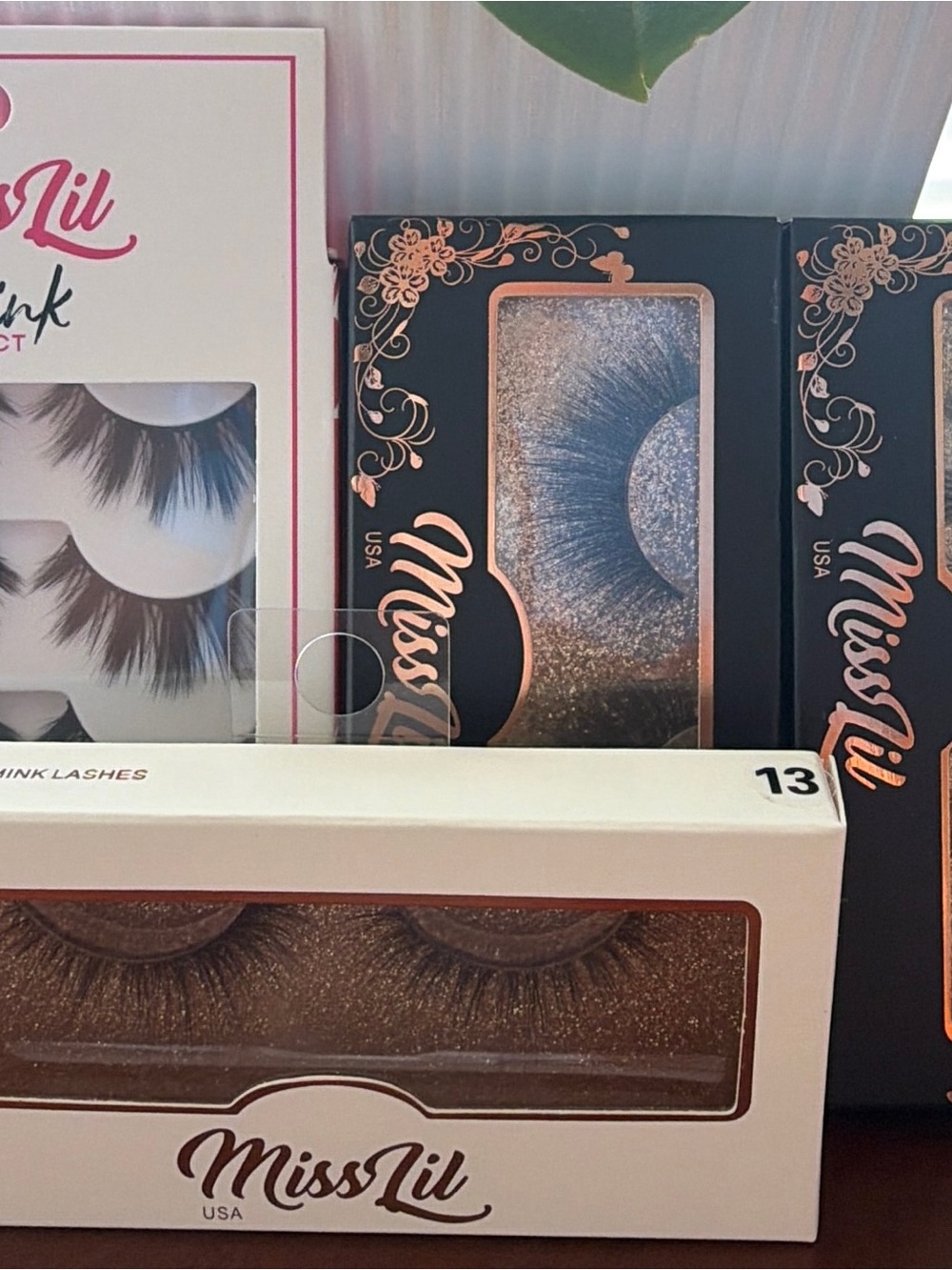 False Eyelashes - Black Glam Set